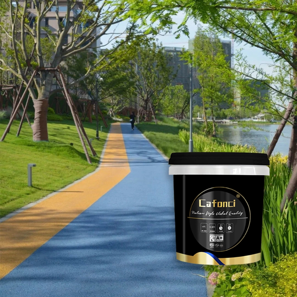 Water-based acrylic floor paint