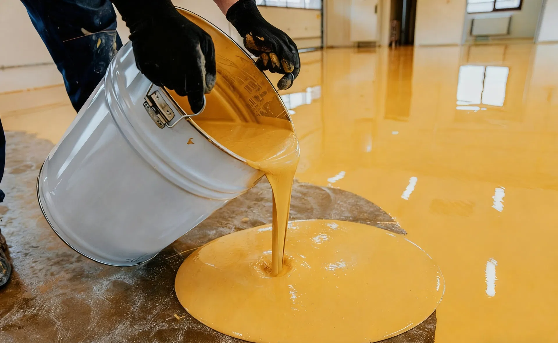 CAS 110-01-9 Dust-Proof Epoxy Floor Paint for Warehouse Factory Concrete Environment