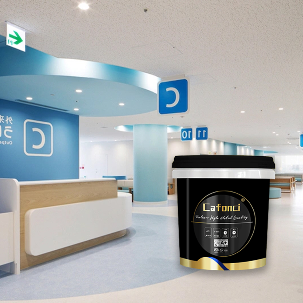 Waterproof Environmentally Friendly Epoxy Sand Floor Paint for Workshops Offices Interior Coating