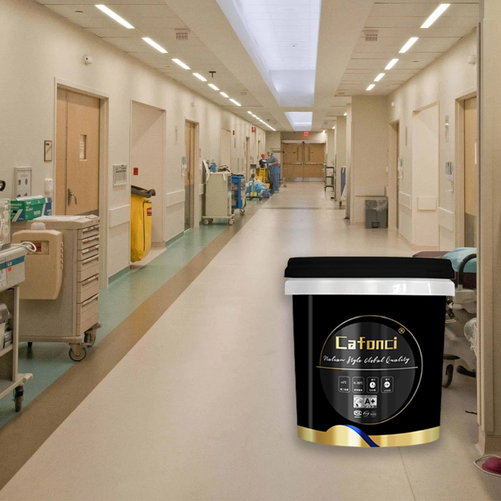 Waterproof Environmentally Friendly Epoxy Sand Floor Paint for Workshops Offices Interior Coating