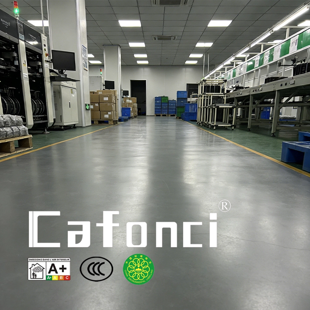 cafonci  Weather-Resist Semi-Matte Epoxy Colored Sand Floor Paint for Commercial Spaces
