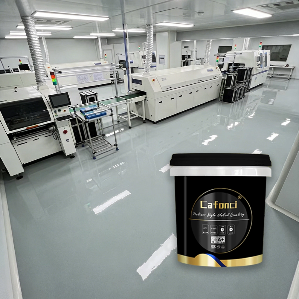 High Gloss Epoxy Floor Coating Epoxy Colored Sand Self-Leveling Floor Paint