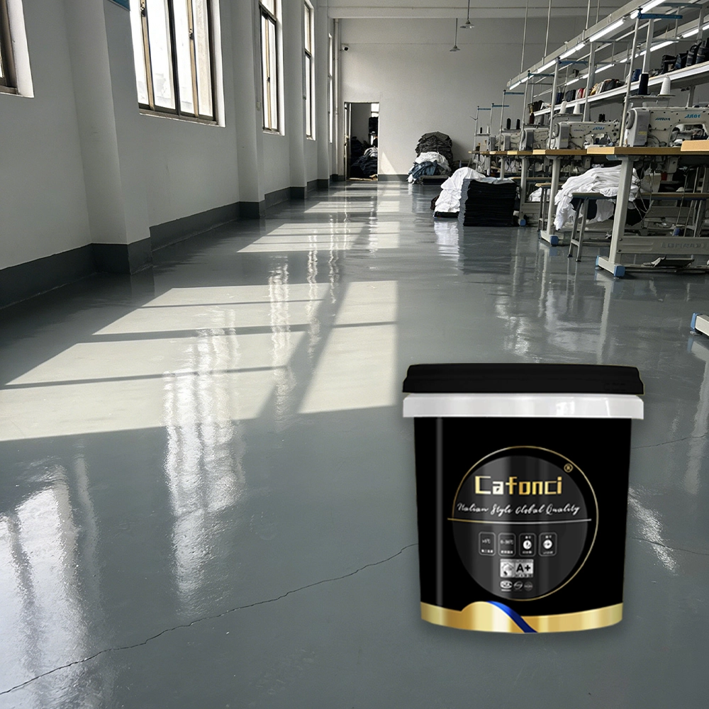 High Gloss Epoxy Floor Coating Epoxy Colored Sand Self-Leveling Floor Paint