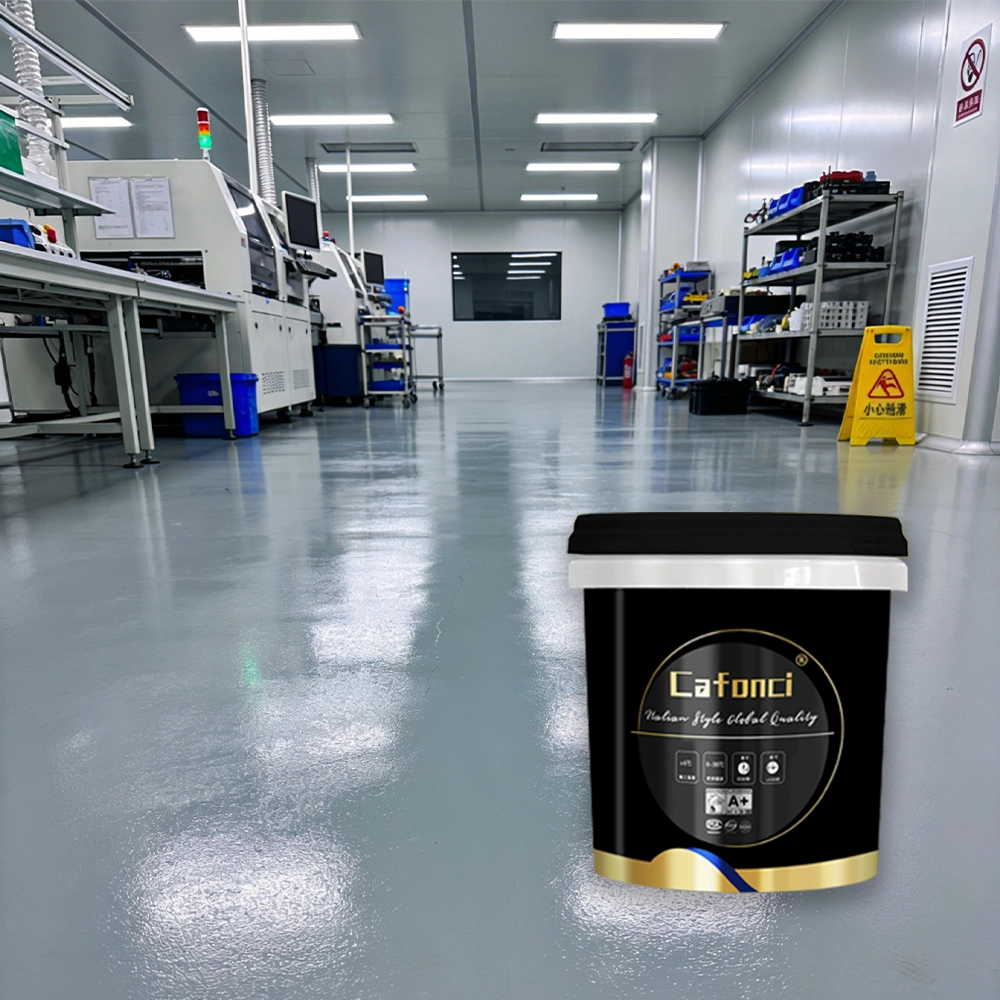 Self-Leveling Epoxy Floor Coating Paint for Colorful Sand Liquid Concrete Floors