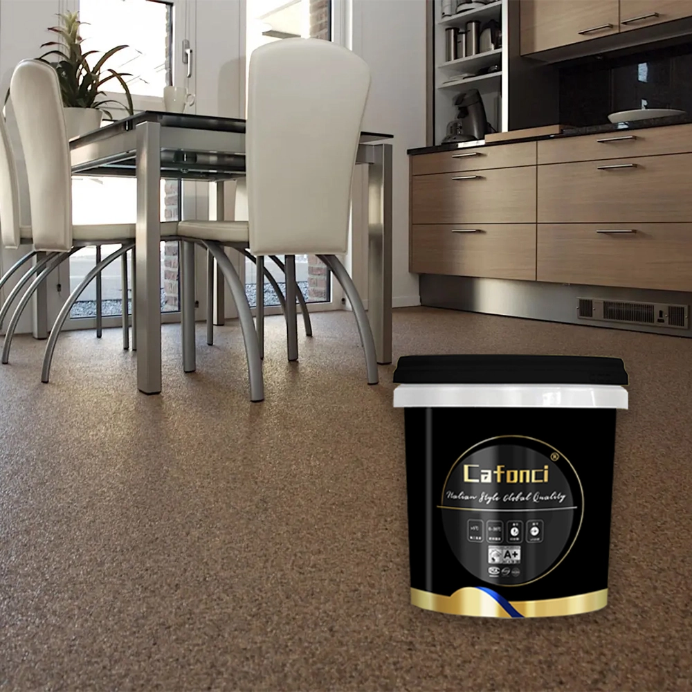 White Floor Tile Paint Two-Component Epoxy Dark Gray Concrete Paint