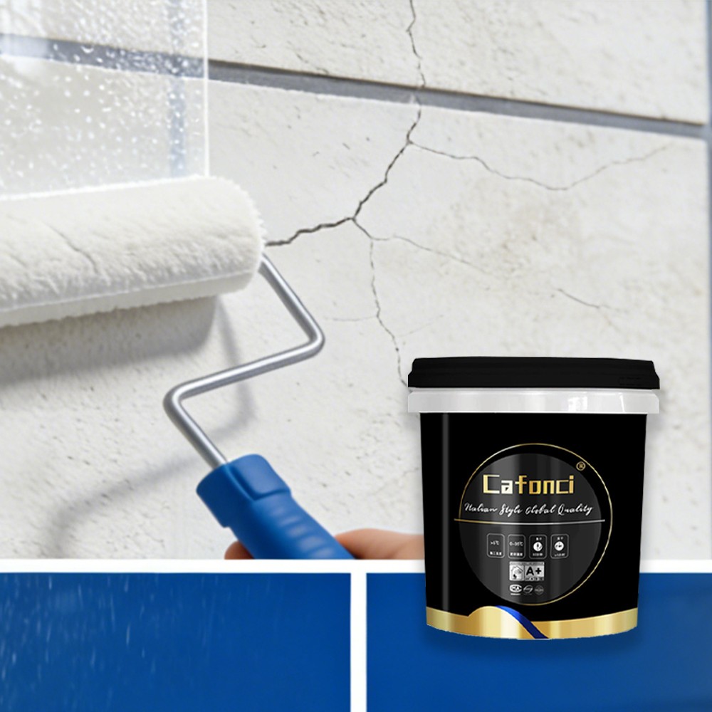 cafonci Grey/Red Rubber Waterproof Coating External Wall/ Roof/ Concrete/ Leak Repairing(Image3) cafonci Grey/Red Rubber Waterproof Coating External Wall/ Roof/ Concrete/ Leak Repairing(Image3)