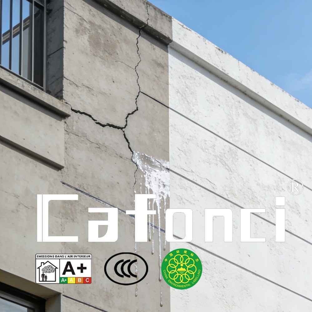 China Building Coating cafonci 4000 Silicone Rubber Liquid White Wall Roof Waterproof Paint