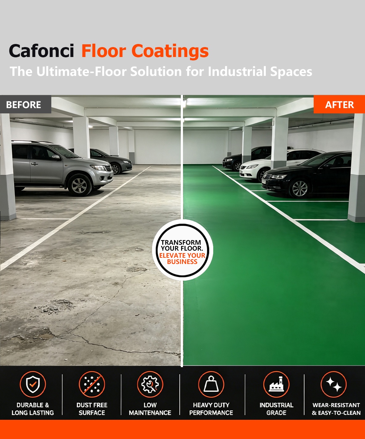 Cafonci Solvent-free Epoxy Floor Coating(Image5)