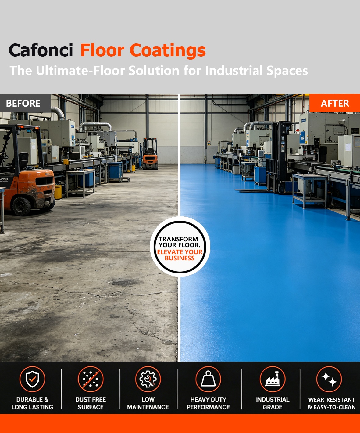 Cafonci Solvent-free Epoxy Self-leveling