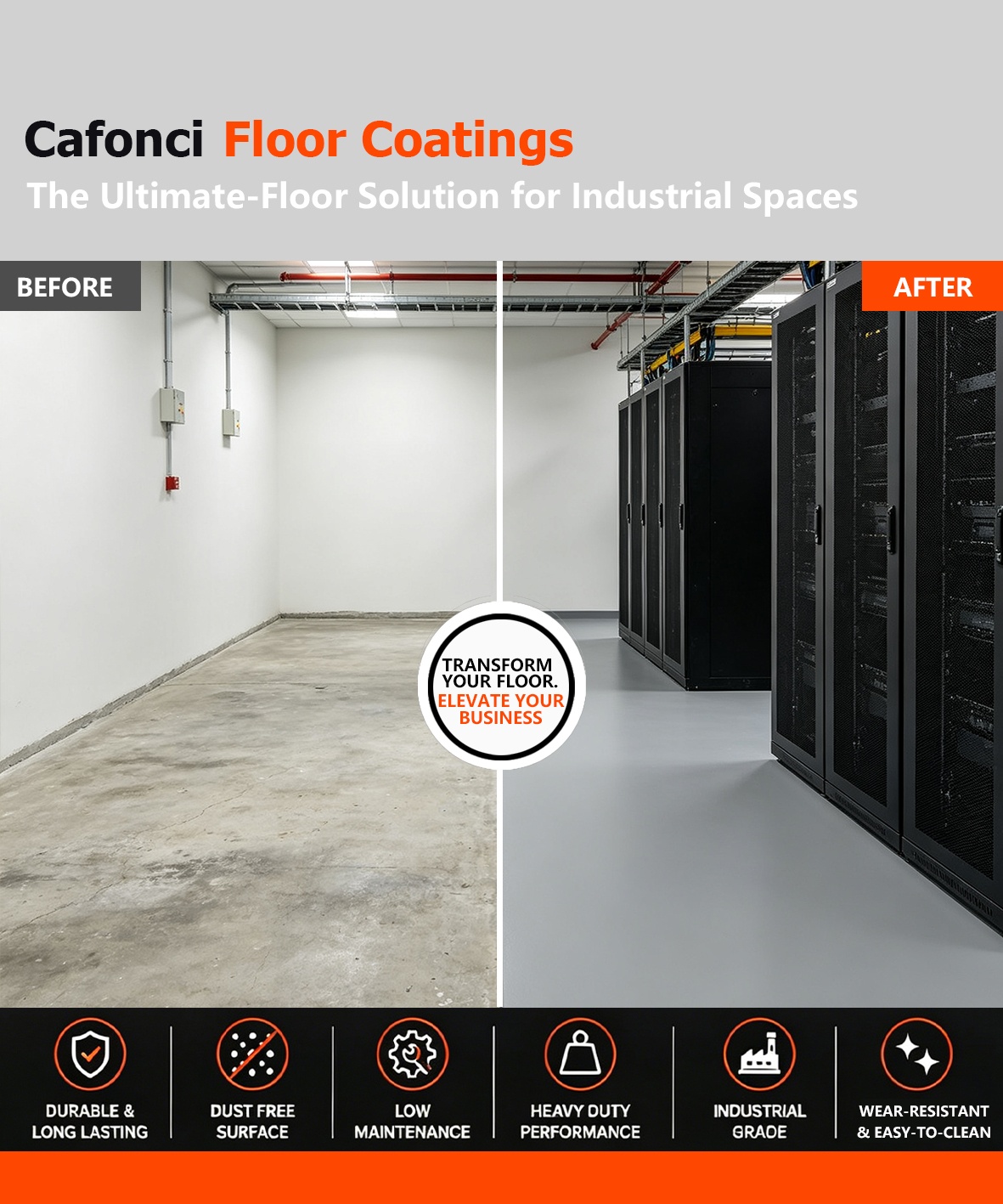 Cafonci Anti-Static Epoxy Resin Self-Leveling