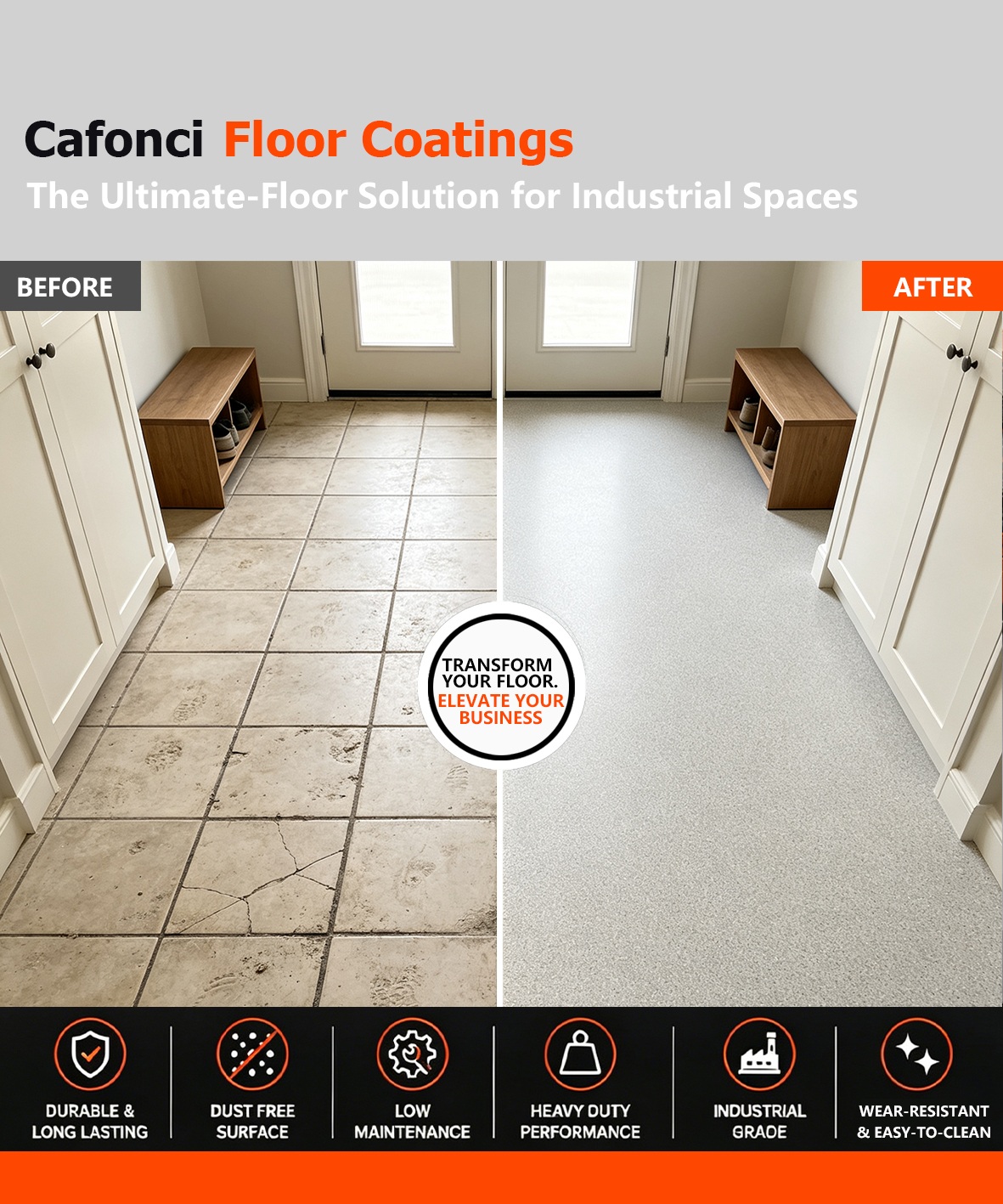 Cafonci Economical Epoxy Color Sand Self-Leveling
