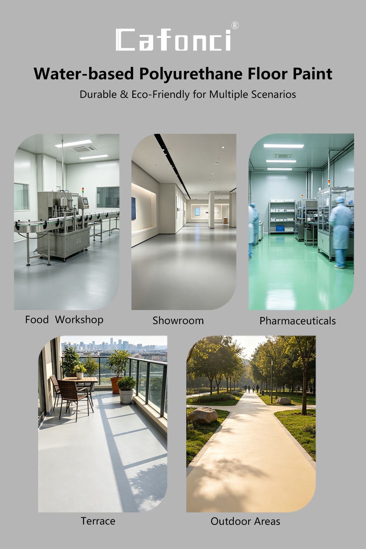 Cafonci Water-based Polyurethane Floor Paint(Image3)